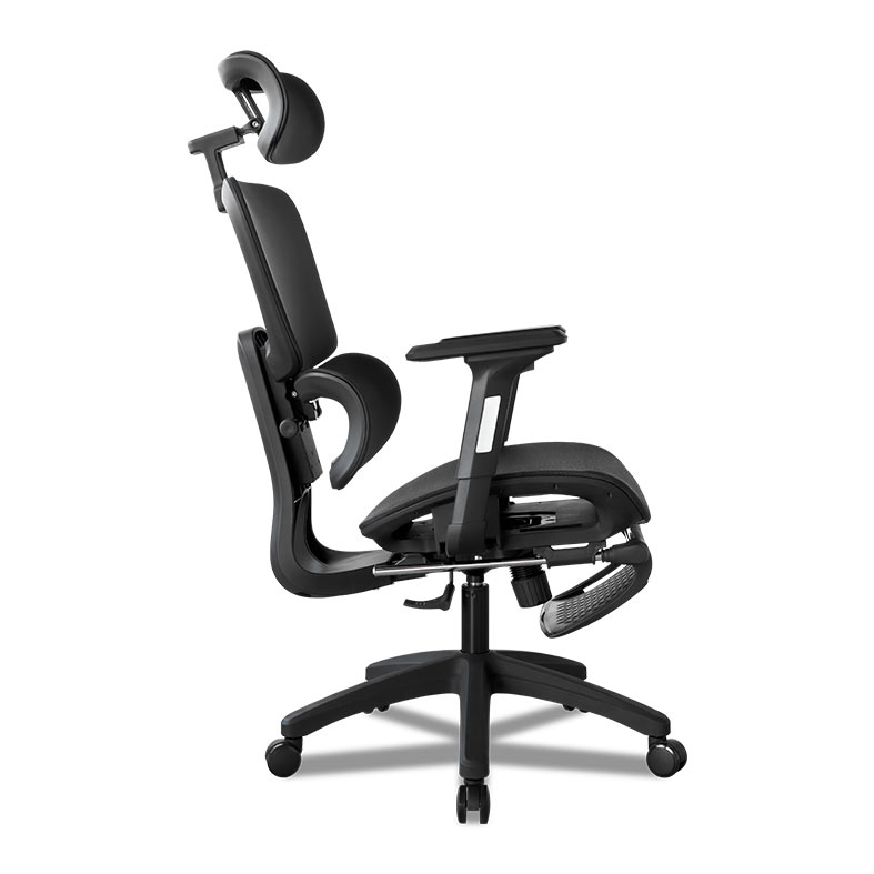 Cadeira Office Zinnia Montreal L, Preta, ZNO-MTLL-BL02 - miniatura 5