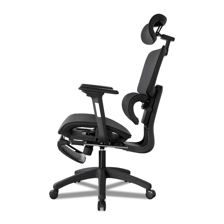 Cadeira Office Zinnia Montreal L, Preta, ZNO-MTLL-BL02 - miniatura 6