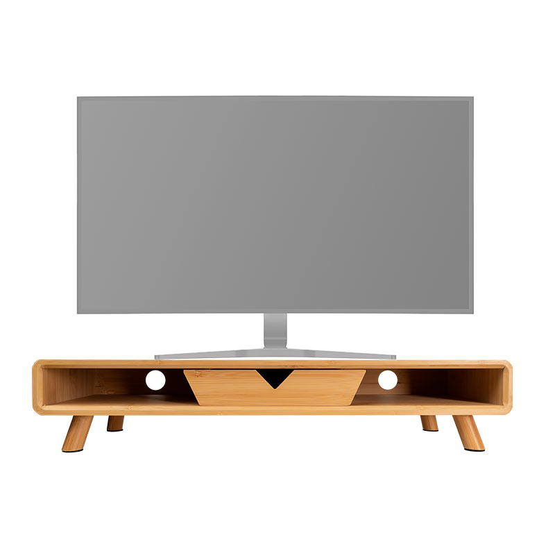 Base Para Notebook ou Monitor Zinnia, Com Elevacao e Organizador, Bambu, ZNO-NM-NT - miniatura 3