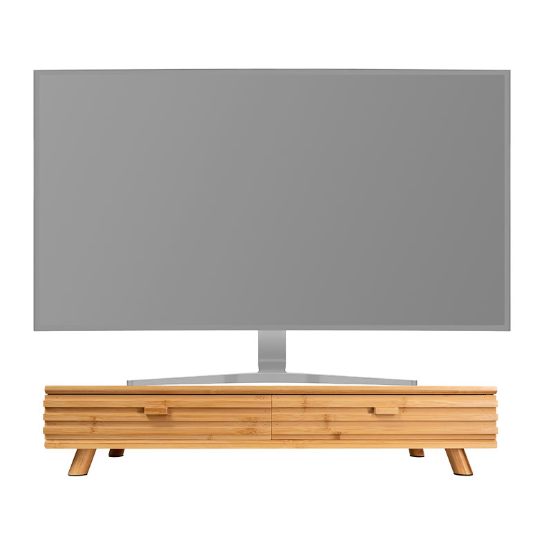 Base Para Notebook ou Monitor Zinnia, Com Elevacao e Organizador, Com Gaveta, Bambu, ZNO-OGNM-NT - miniatura 3