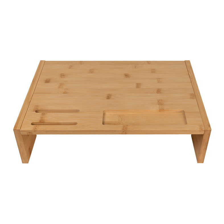 Base de Mesa Para Notebook ou Monitor Zinnia, Com Organizador, Bambu, ZNO-ONM2-NT - miniatura 3