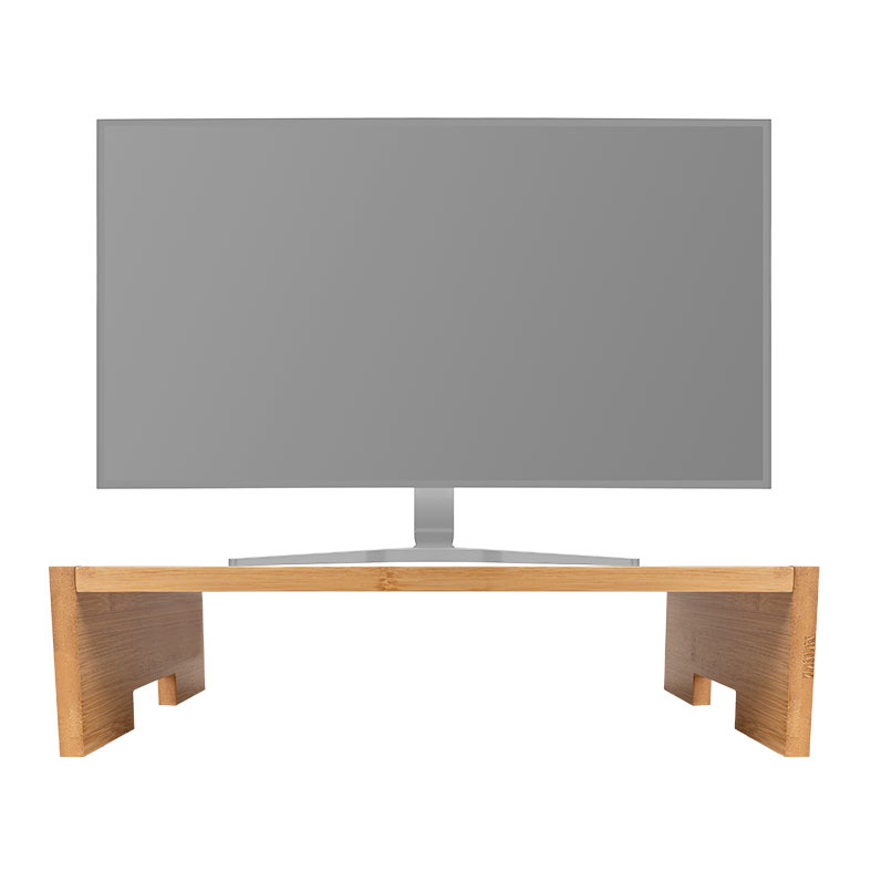 Base de Mesa Para Notebook ou Monitor Zinnia, Com Organizador, Bambu, ZNO-ONM2-NT - miniatura 4