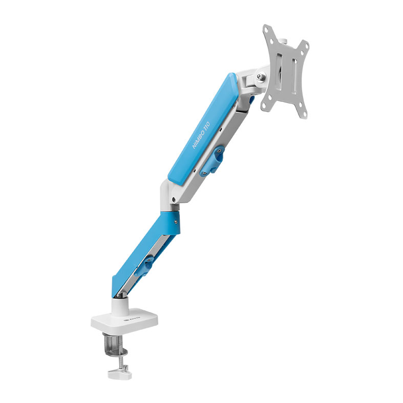 Suporte Articulado Para Monitor Zinnia Nimbo 110 Soft Blue Edition, 13 Pol a 32 Pol, Branco, ZNO-SBLUE110-WL01 - miniatura 3
