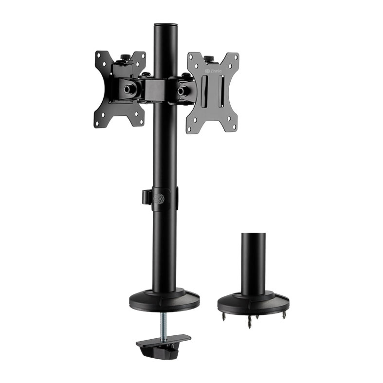 Suporte Para Dois Monitores Zinnia TMS 120, 17 Pol. a 32 Pol., Preto, ZNO-TMS120-BL01 - miniatura 5