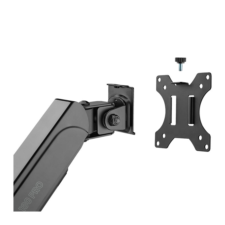 Suporte Articulado Para 2 Monitores Zinnia TMS 180 PRO, 17 Pol., a 32 Pol., Preto, ZNO-TMS180PRO-BL01 - miniatura 7