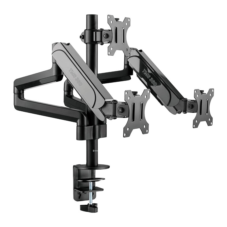 Suporte Articulado Para Tres Monitores Zinnia TMS 360, 17 Pol. a 27 Pol., Preto, ZNO-TMS360-BL01 - miniatura 5
