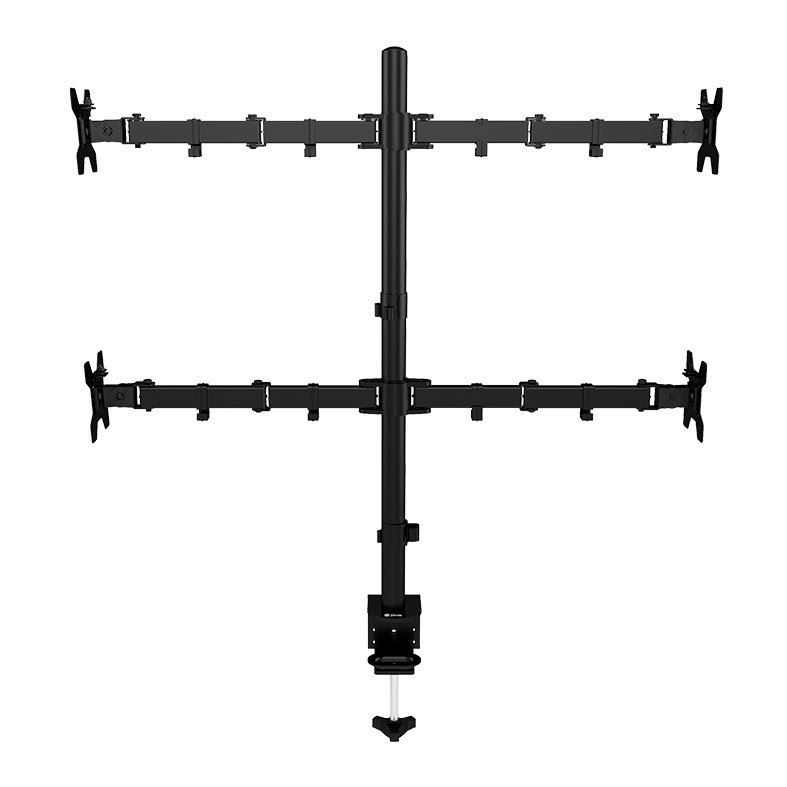 Suporte Articulado Para Quatro Monitores Zinnia TMS 400, 13 Pol. a 27 Pol., Preto, ZNO-TMS400-BL01 - miniatura 5