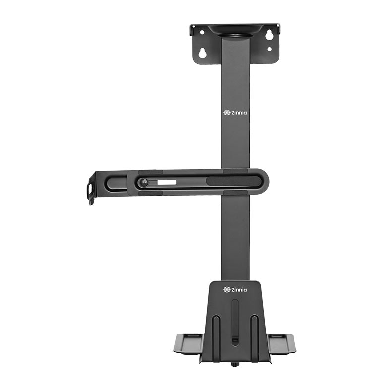 Suporte Para Gabinete de Parede / Mesa Zinnia Vextor, Preto, ZNO-VEXT-BK01 - miniatura 3