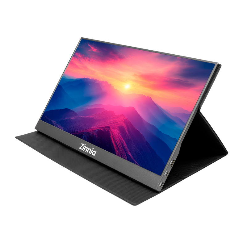 Monitor Portatil Profissional Zinnia Vizion S, 15.6 Pol, IPS, FHD, 60Hz, FreeSync, ZNO-VZNVS-BL02 - miniatura 3