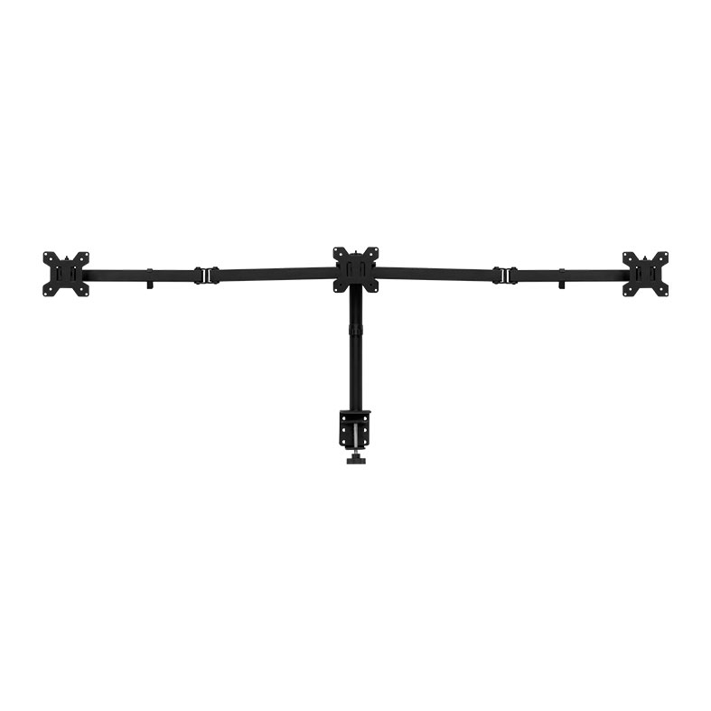 Suporte Articulado Para 3 Monitores Zinnia Nimbo 300, 10 Pol. A 32 Pol., Preto, ZNO-ZBO300-BK01 - miniatura 3