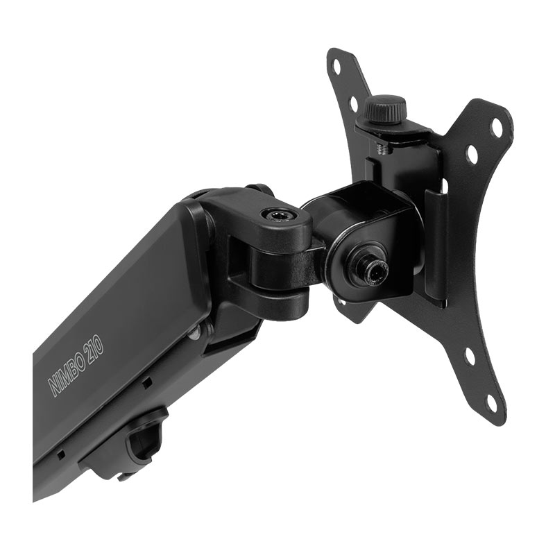 Suporte Articulado Com Pistao a Gas Para Dois Monitores Zinnia Nimbo 210, 13 Pol. a 32 Pol., Preto, ZNO-ZNNBO210-BK01 - miniatura 5