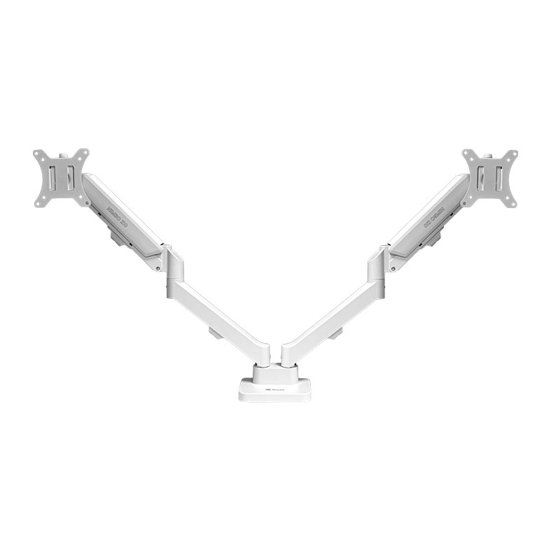 Suporte Articulado Com Pistao a Gas Para Dois Monitores Zinnia Nimbo 210, 13 Pol. a 32 Pol., Branco, ZNO-ZNNBO210-WH01 - miniatura 4