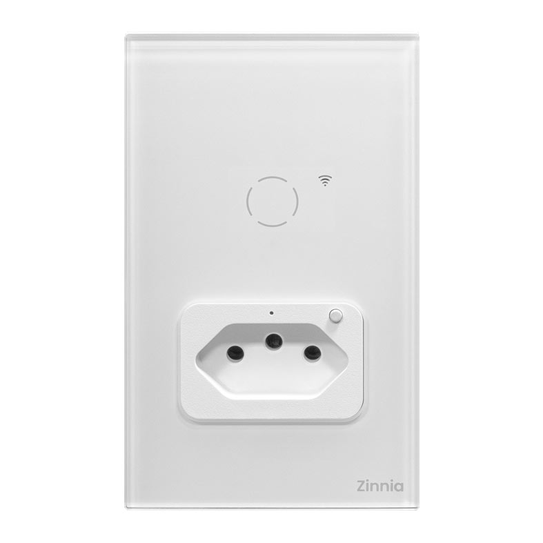 Interruptor Smart com Tomada Zinnia, 10A, 50/60Hz, Branco, ZNS-IT1-WH01 - miniatura 3