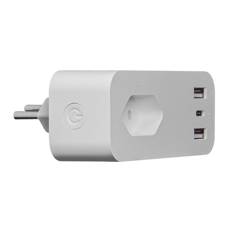 Tomada Smart Zinnia, USB/Type-C, Branco, ZNS-TUT-WH01 - miniatura 3