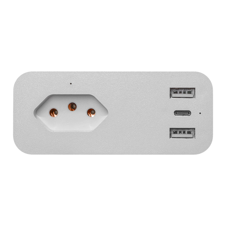 Tomada Smart Zinnia, USB/Type-C, Branco, ZNS-TUT-WH01 - miniatura 4