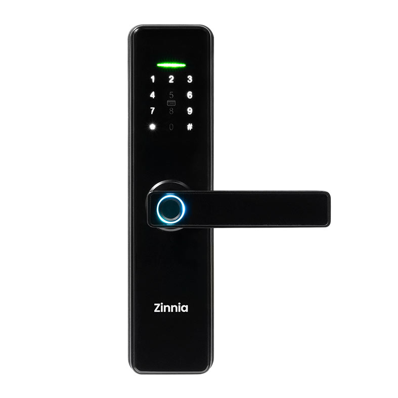 Fechadura Smart Zinnia Vanguard, Preto, ZNS-VGD-BL01